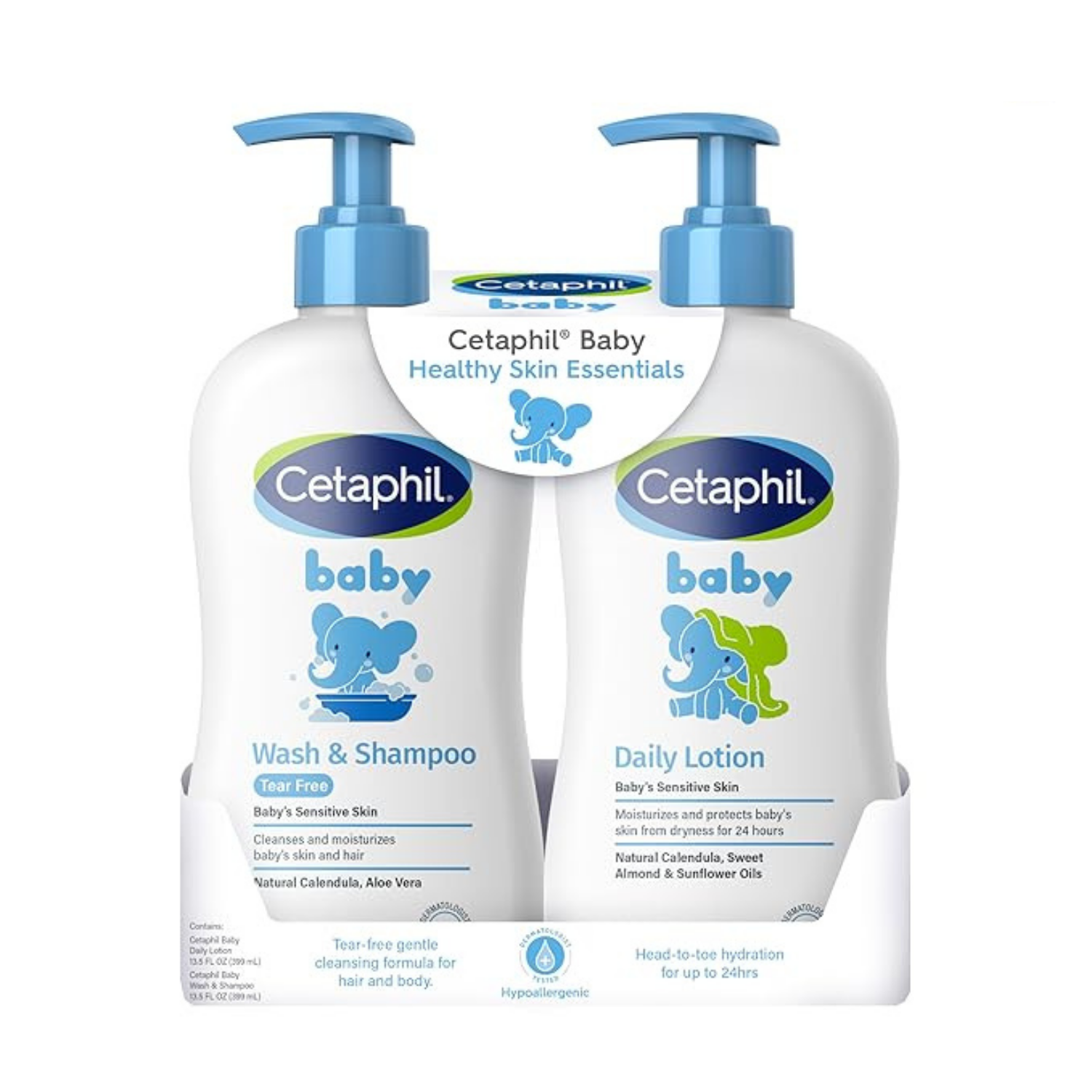 Cetaphil Baby Wash & Shampoo + Loción corporal