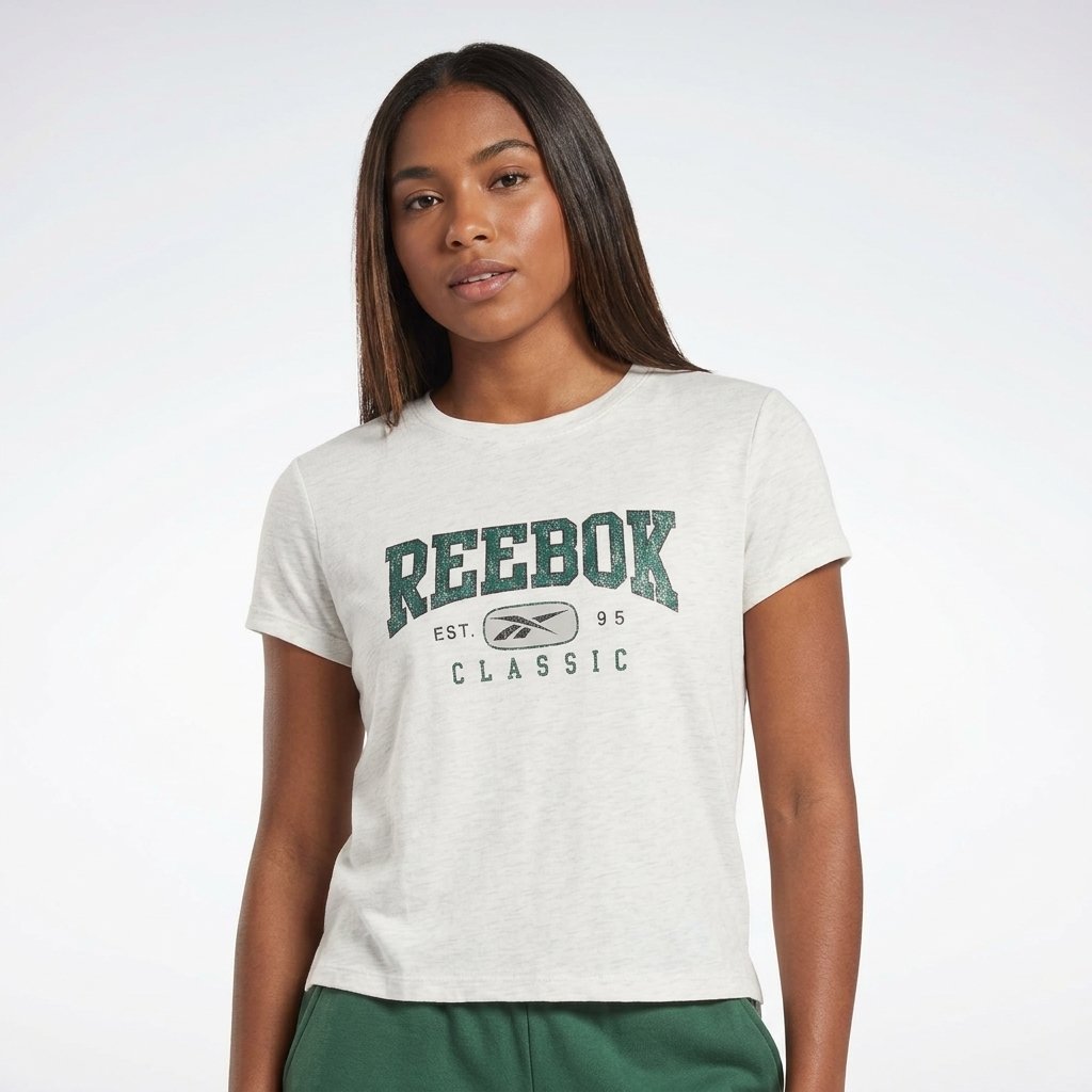 Camiseta Reebok cuello redondo para mujer